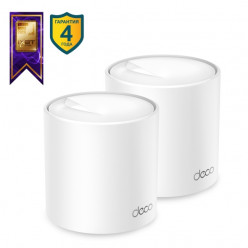 TP-LINK Deco X50(2-pack)  AX3000 Mesh Wi-Fi 6 System, 2 LAN/WAN Gigabit Port, 2402Mbps on 5GHz + 574Mbps on 2.4GHz, 802.11ax/ac/b/g/n, OFDMA , MU-MIMO, Wi-Fi Dead-Zone Killer, Seamless Roaming with One Wi-Fi Name, Antivirus, Parental Controls